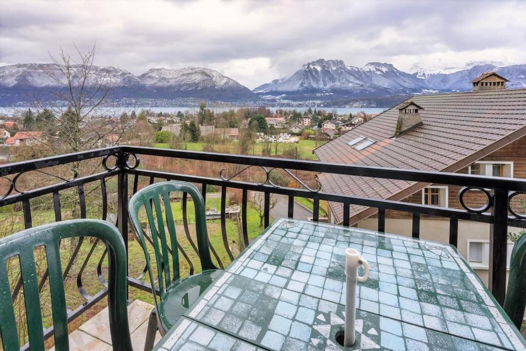 Cabana & Panorama Lac Annecy -Parking & Terrasse Севрие Экстерьер фото